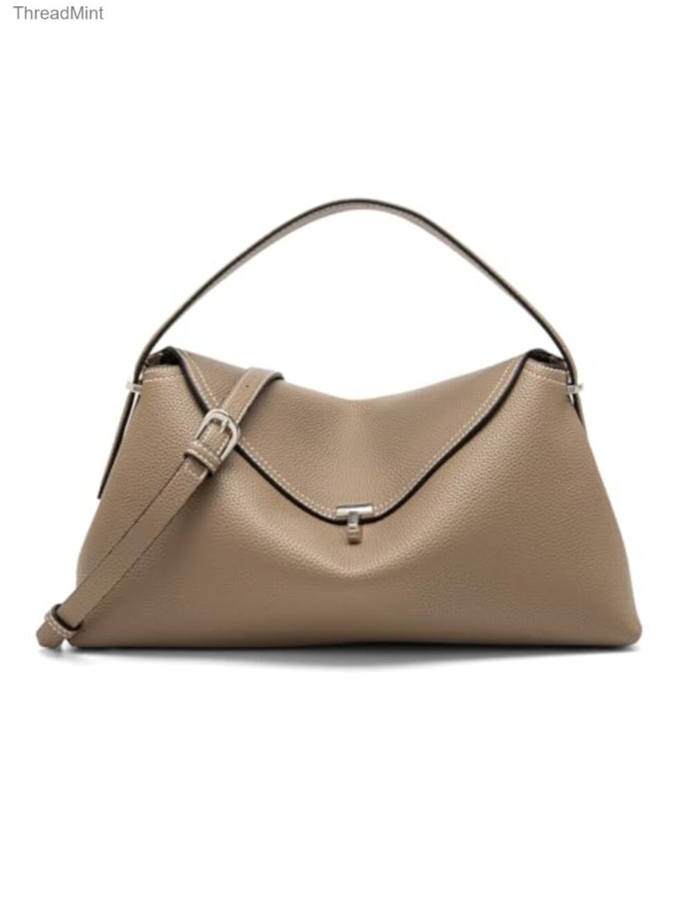 Leather Crossbody Bag with Multiple Compartments for Everyday & Travel